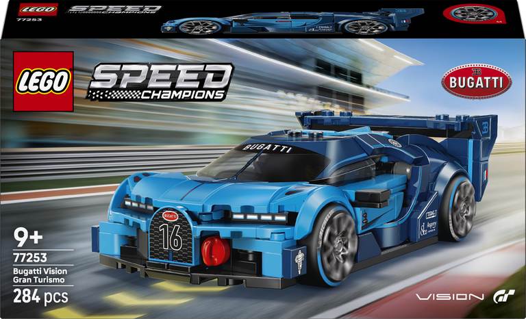 Konstruktorius LEGO Speed Champions Bugatti Vision GT Hyper Sports