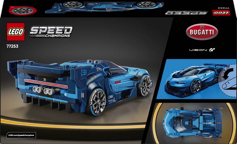 Konstruktorius LEGO Speed Champions Bugatti Vision GT Hyper Sports Car-1