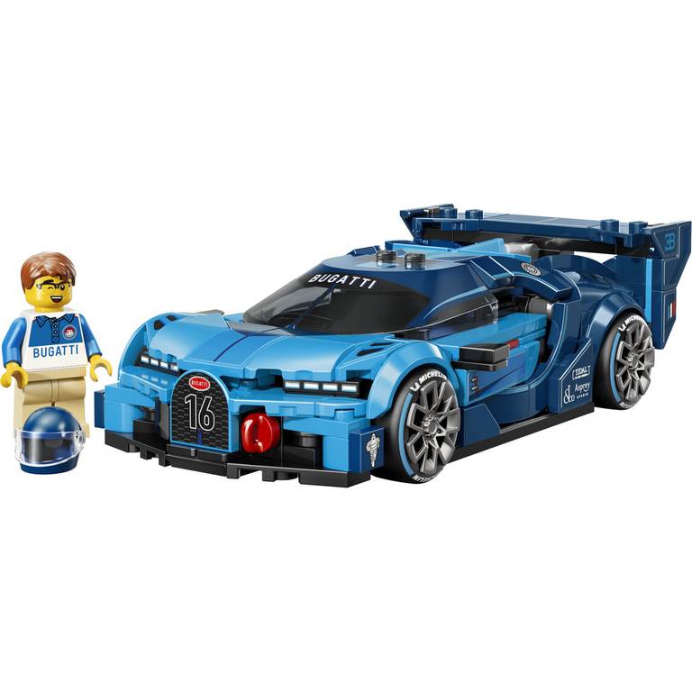 Konstruktorius LEGO Speed Champions Bugatti Vision GT Hyper Sports Car - 3