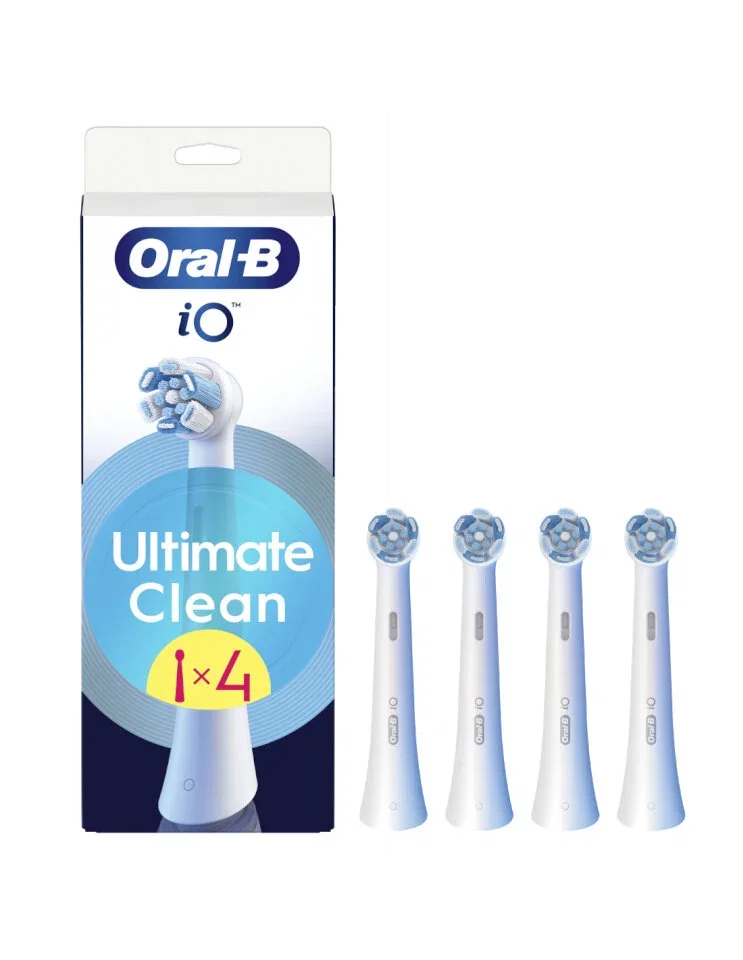 Standartinės dantų šepetėlio galvutės Oral-B iO RB CWF-4 Ultimate Clean White, 4 vnt.-0