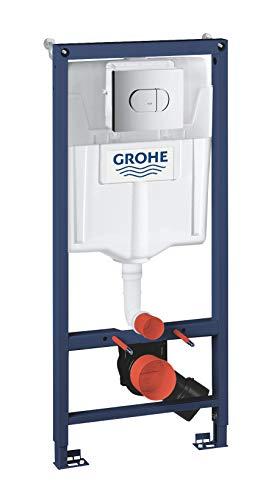 Potinkinis unitazo rėmas GROHE Rapid SL 3in1, mygtukas chromo sp., su laikikliais-0