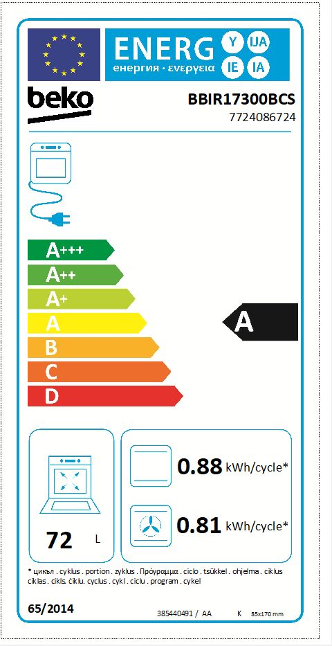 Orkaitė BEKO BBIR17300BCS - 5
