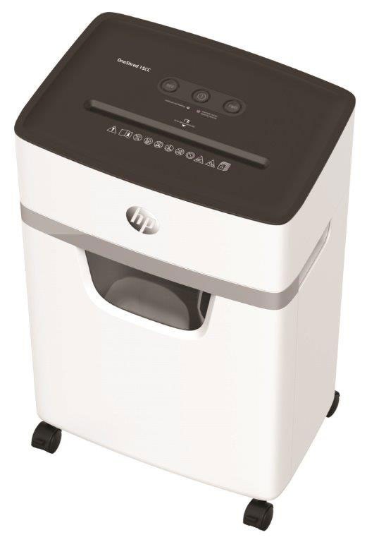 Dokumentų naikiklis HP ONESHRED 15CC, šviesiai pilkas - 3