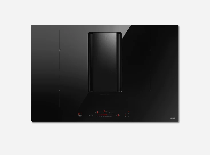 Indukcinė kaitlentė su gartraukiu ELICA NIKOLATESLA ALPHA B SL BL/A/78, 78 cm, juodos sp.