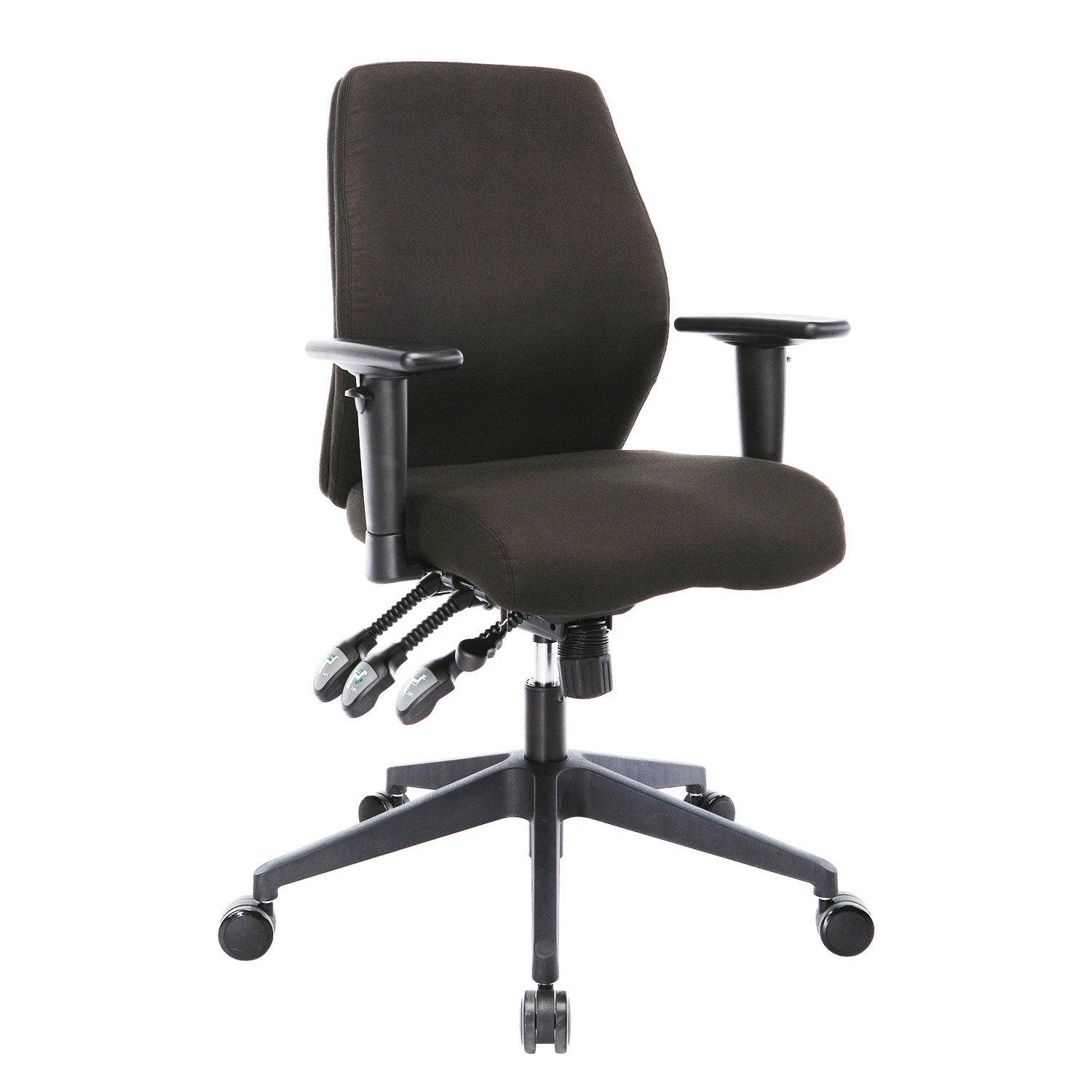 Biuro kėdė SMART, 61x55-60x94-103 cm, juoda