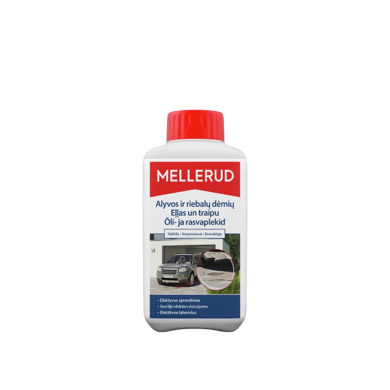 Alyvos ir riebalų dėmių valiklis Mellerud, 0,5 l-0
