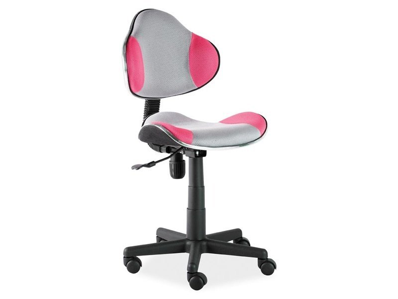 Vaikiška kėdė Q-G2, rožinė/pilka