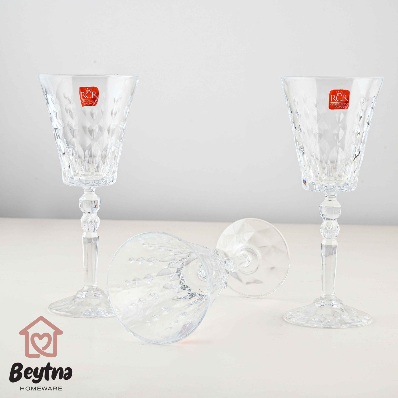 Krištolinės vyno taurės RCR MARILYN, 260 ml, 6 vnt.-1