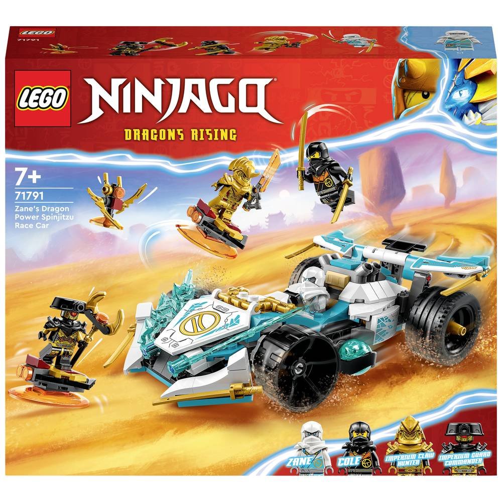 Konstruktorius LEGO Ninjago Zane’s Dragon Power Spinjitzu Race Car