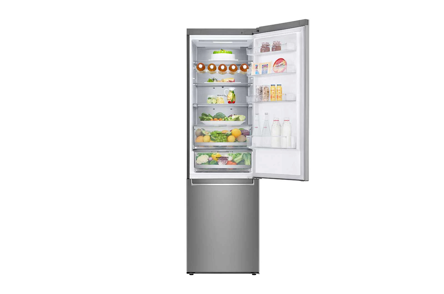 Šaldytuvas su šaldikliu apačioje LG GBB72SAUGN - 2