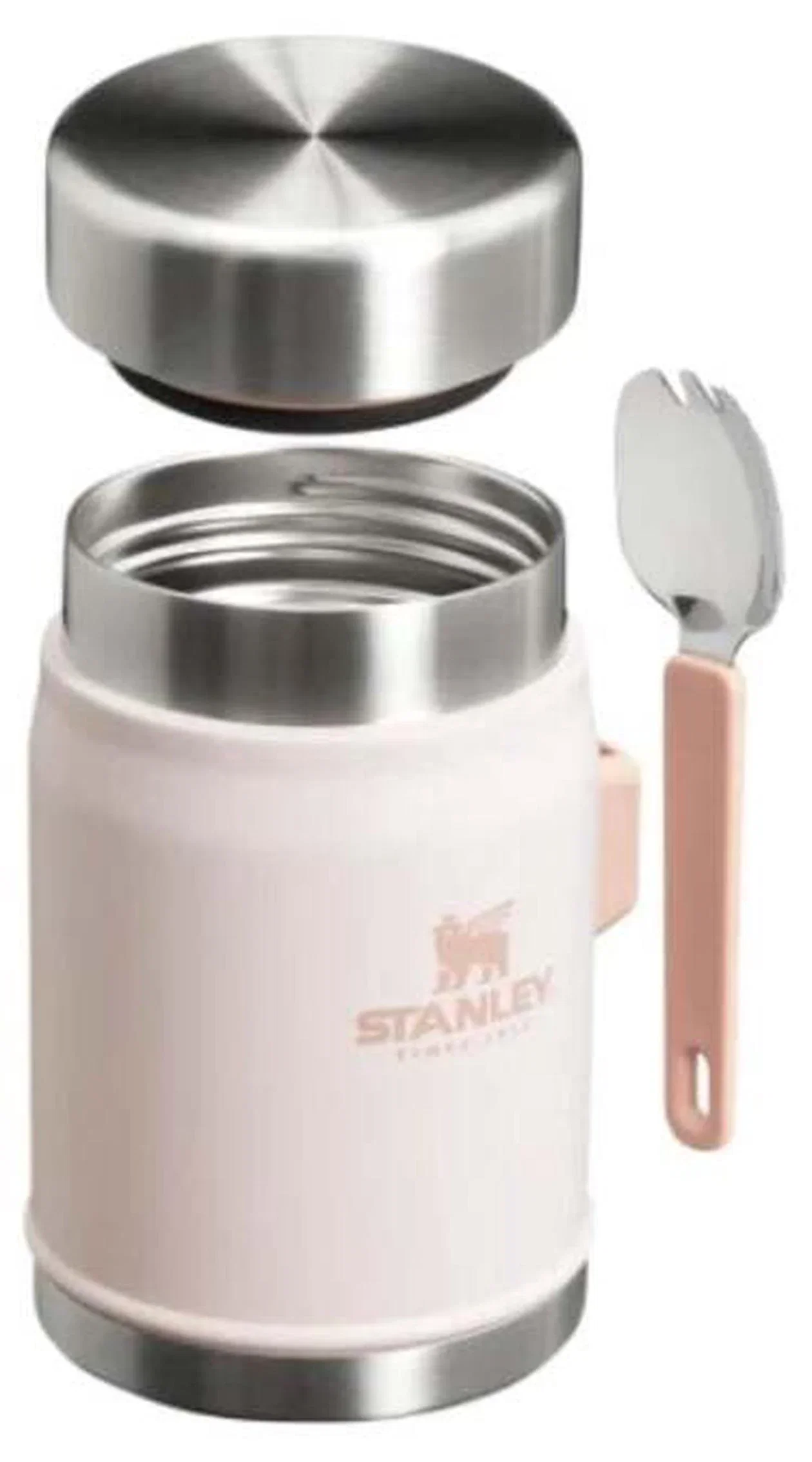 Nerūdijančio plieno maisto termosas STANLEY CLASSIC, rožinės sp., 0,4 l - 2