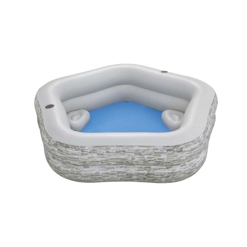 Pripučiamas baseinas su sedynėmis BESTWAY Family Pool, 213 x 206 x 53 cm-0