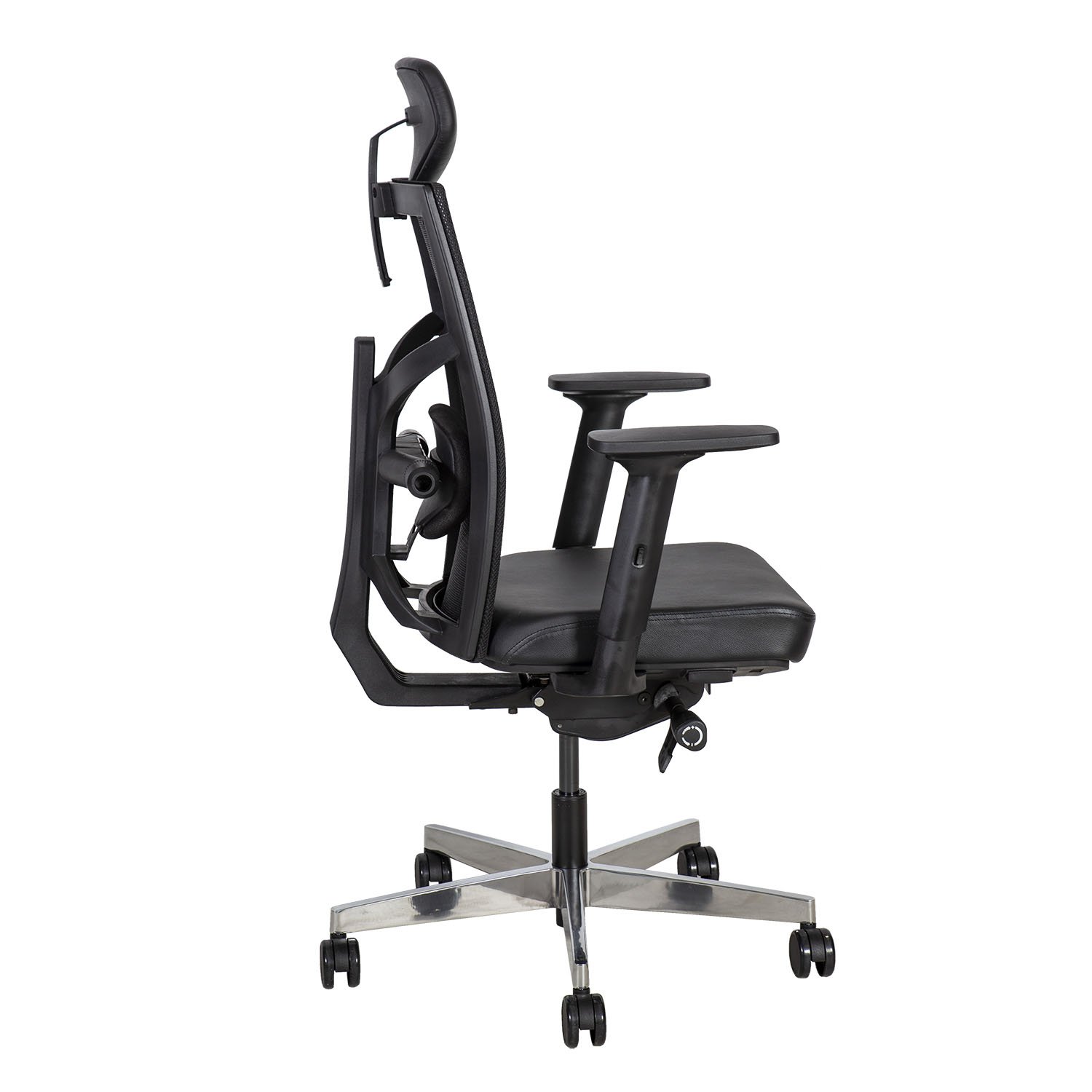 Biuro kėdė TUNE, 70x70x111-128 cm, juoda - 3