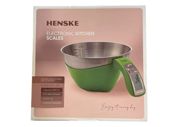 Elektroninės virtuvinės svarstyklės HENSKE EK6550