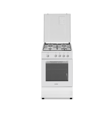 Dujinė viryklė su dujine orkaite SIMFER 4401SGRBB.1, baltos sp.-0