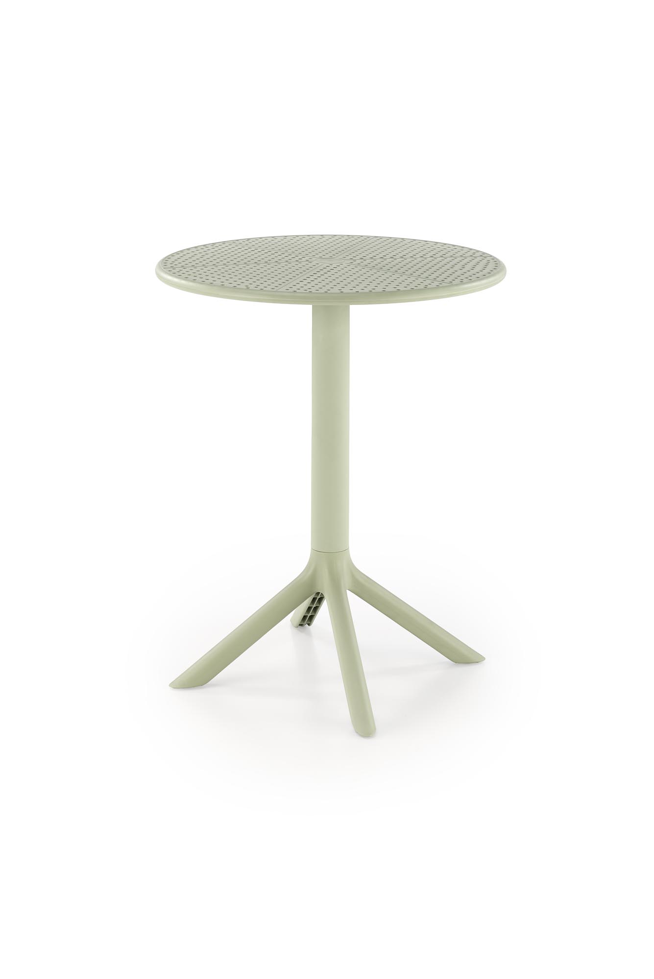 Lauko stalas CALVO, 60x60x72 cm, žalias-0