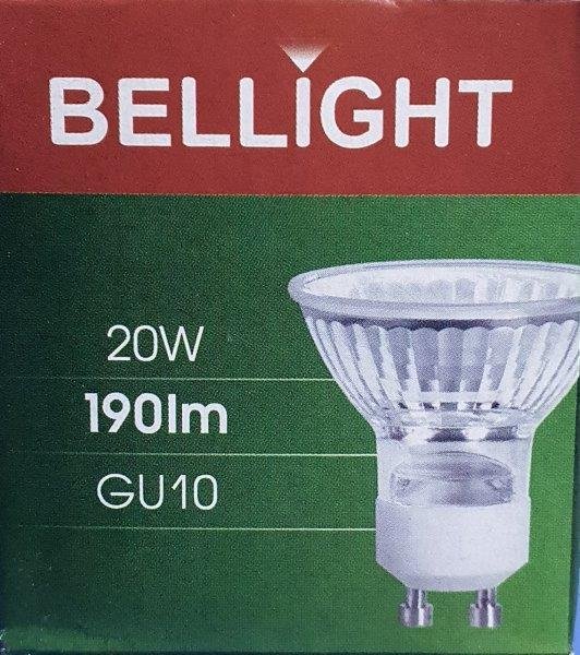 Halogeninė lemputė BELLIGHT, GU10, 20 W, 2700 K, 230 V