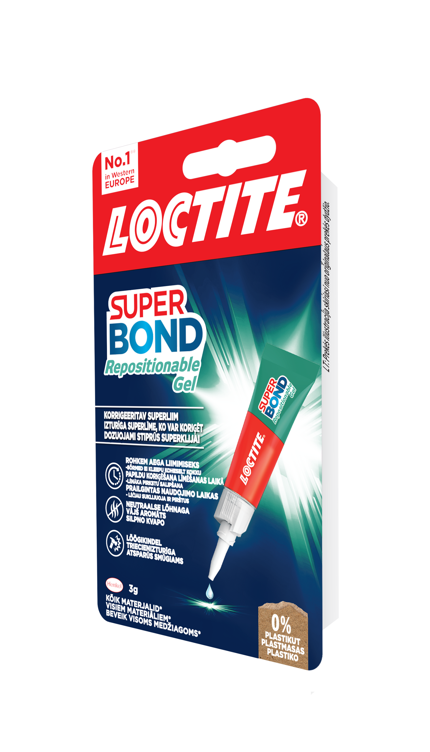 Koreguojami klijai LOCTITE SUPER ATTAK PowerEasy Gel, 3 g-1