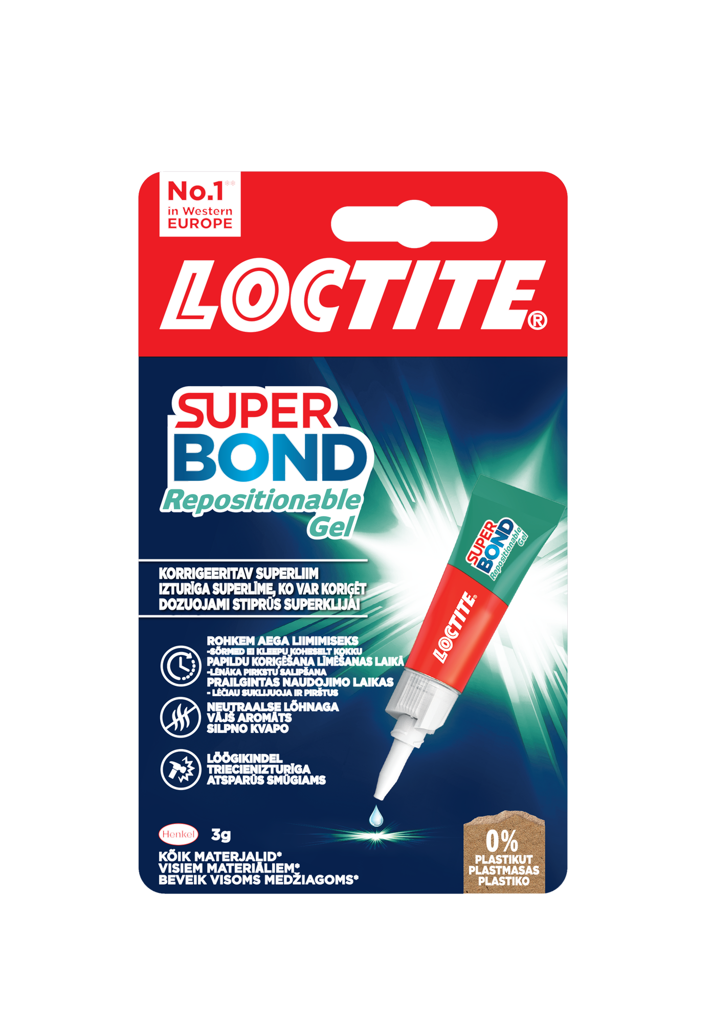 Koreguojami klijai LOCTITE SUPER ATTAK PowerEasy Gel, 3 g-0