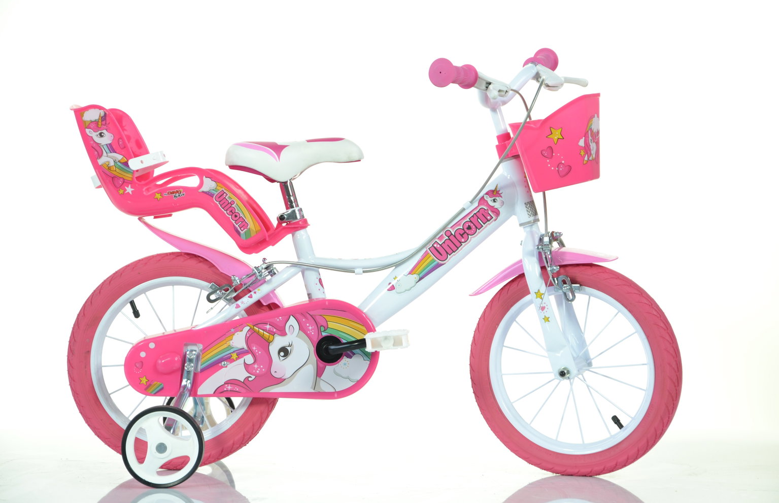 Vaikiškas dviratis Dino Bikes Diamondback, 16", rožinis-0
