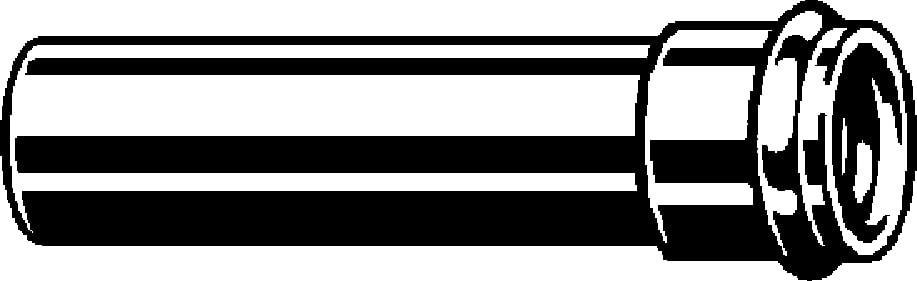 Sifono ilgiklis VIEGA, chromas, su mova, 32 x 125 - 2