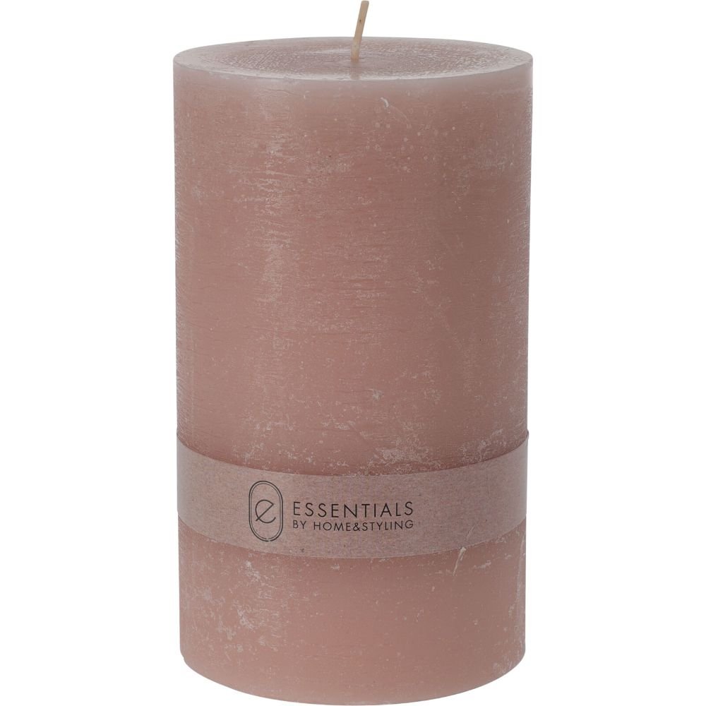 Cilindrinė žvakė ROZE, 9 x 15 cm