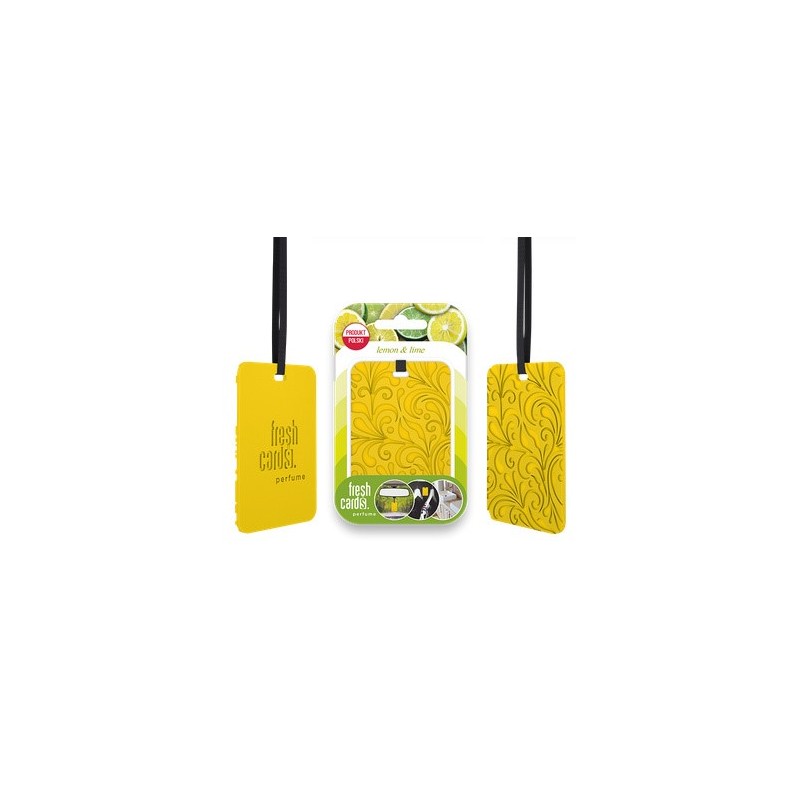 Automobilinis oro gaiviklis FRESH CARDS Lemon & Lime