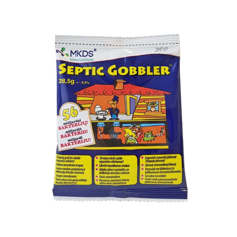 Kanalizacijos mikroorganizmai SEPTIC GOBBLER, 28,5 g-0