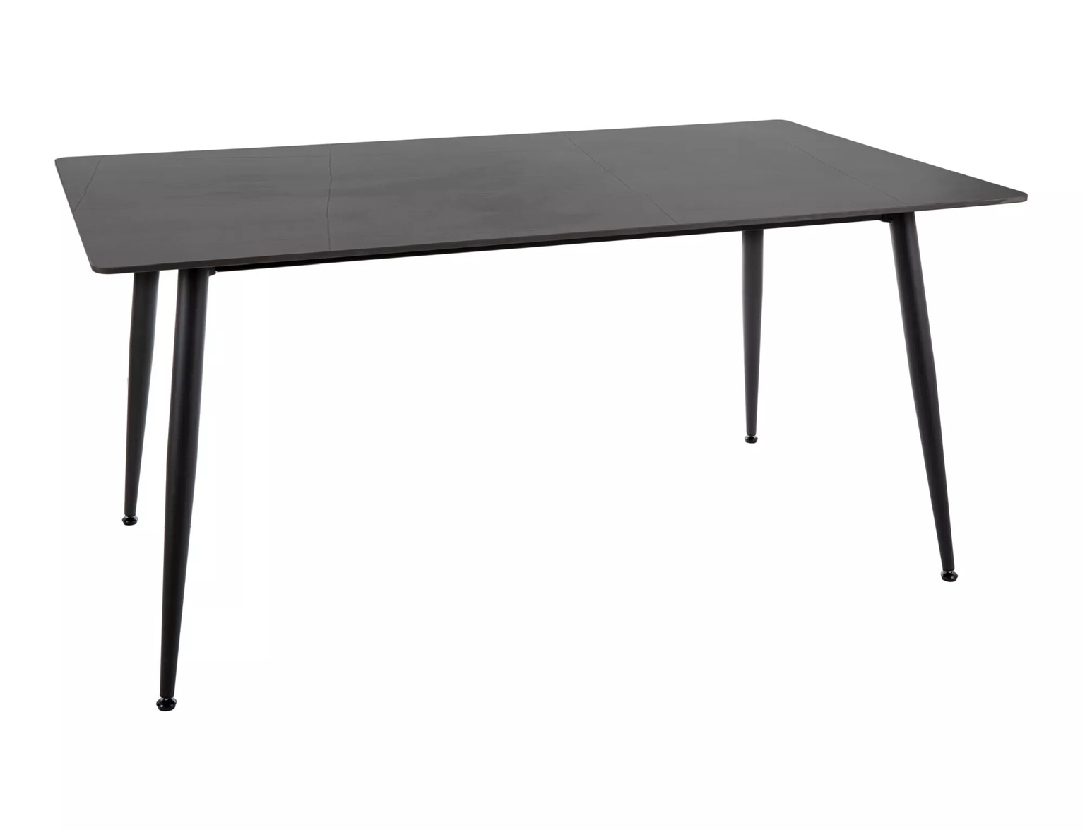 Valgomojo stalas SIGNAL Rion 160x90x76 cm, juoda-0