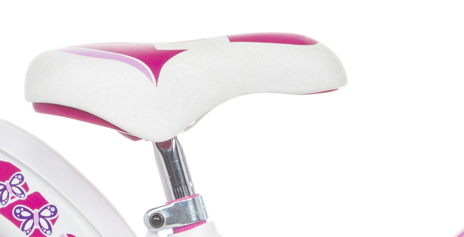 Vaikiškas dviratis Dino Bikes Flappy, 14", rožinis-1