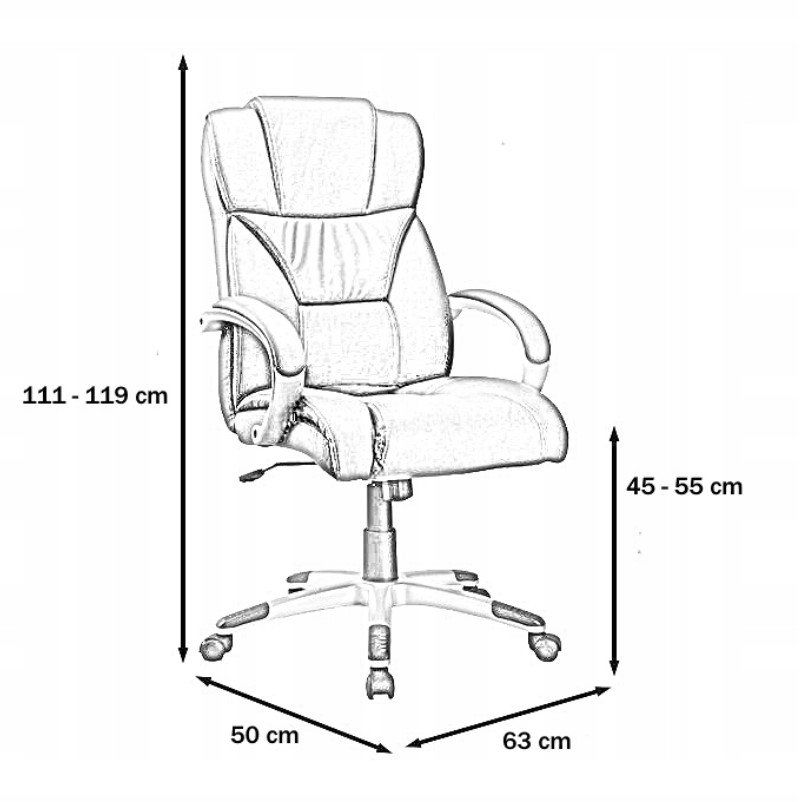Biuro kėdė Q-044, juoda-1
