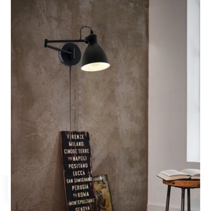 Sieninis šviestuvas EGLO SAN PERI, E27-LED-A60, 1 x 10 W, juodos sp.-1