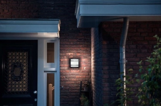 Sieninis LED lauko šviestuvas PHILIPS PETRONIA, IP44, 4000K, 12W, 1200lm, antracito sp. - 3