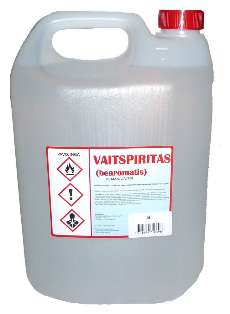 Bearomatis vaitspiritas, 5 l-0
