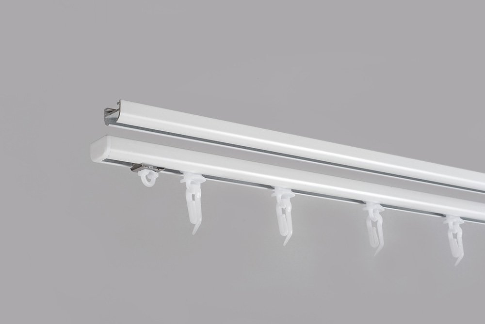 Aliuminio profilis D, komplektas, baltos sp., 150 cm - 3