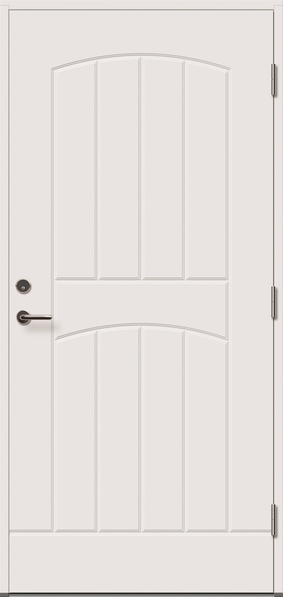 Lauko durys VILJANDI GRACIA, baltos sp., 890 x 2088 mm, kairė
