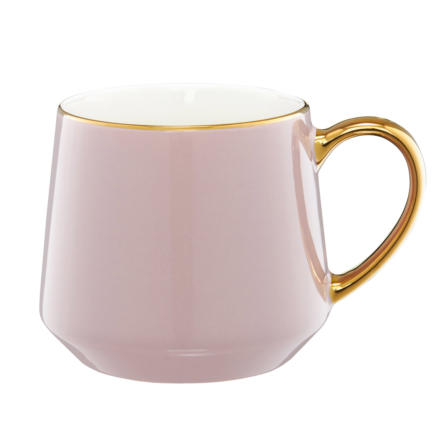 Porcelianinis puodelis AMBITION ROYAL, rožinės sp., 460 ml-0