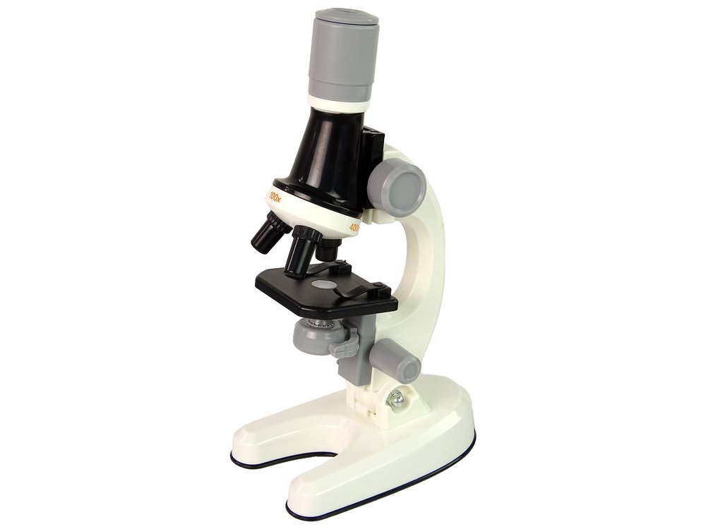 Edukacinis rinkinys su mikroskopu vaikams, baltas - 4