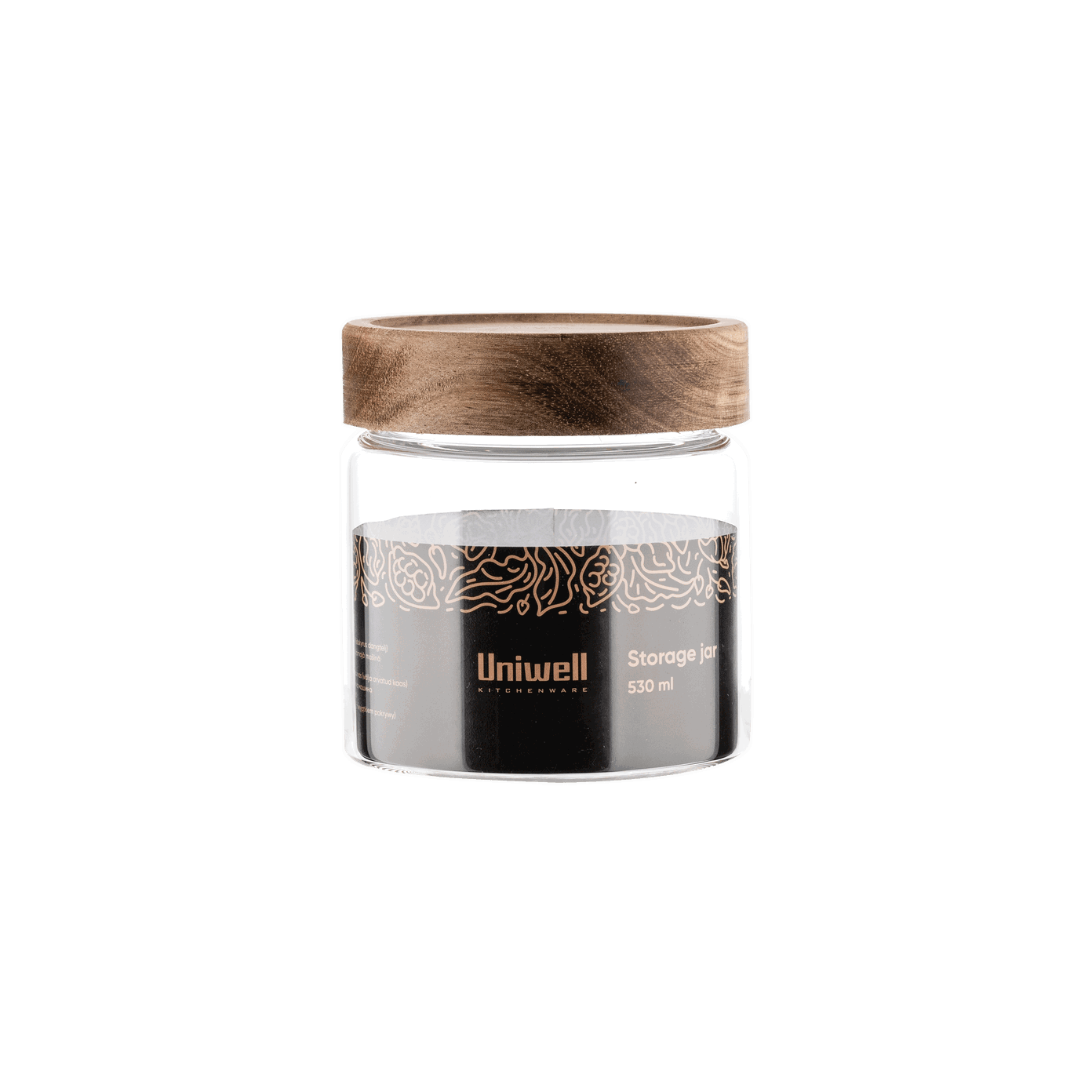 Birių produktų indas UNIWELL ACACIA, 530 ml-0