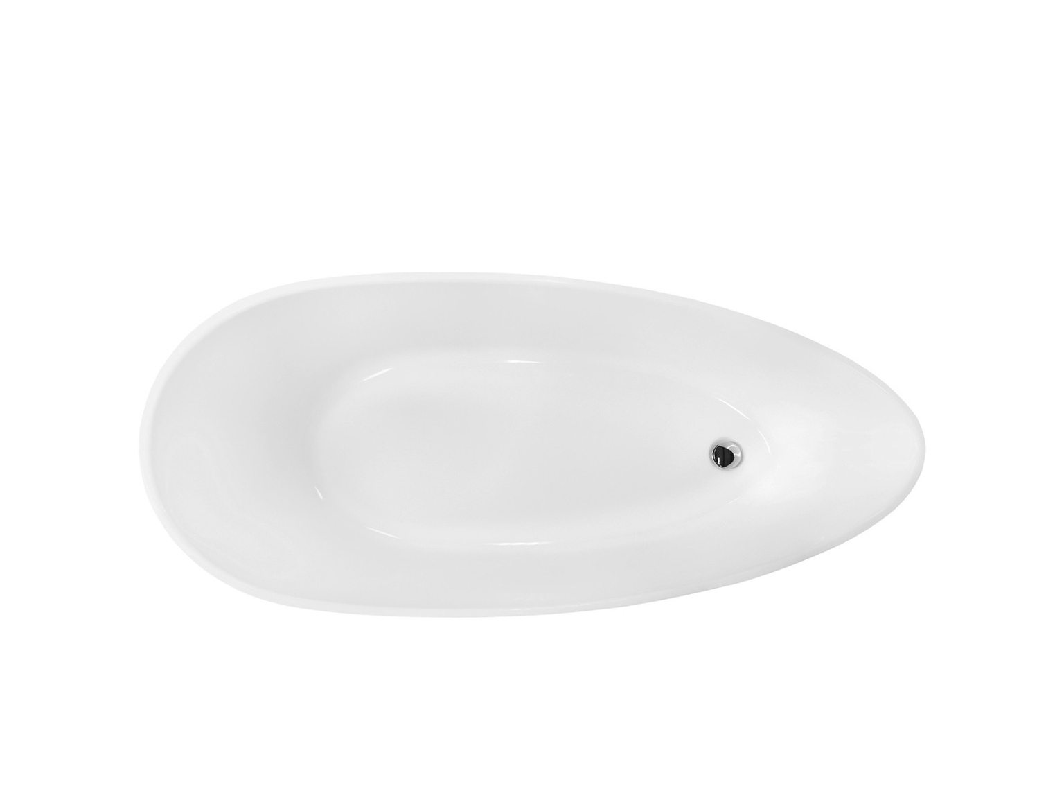Vonia Besco Goya Black&White XS 140, su Klik-klak Gold valomu iš viršaus - 6