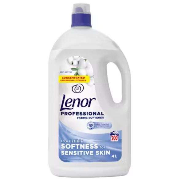 Minkštiklis LENOR Professional, Soft Cotton, 4 l-0