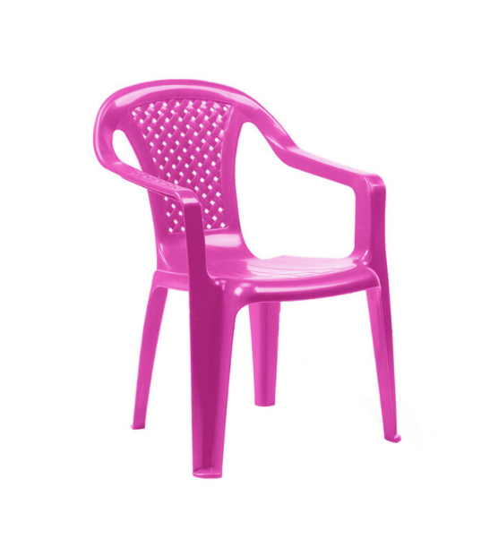 Plastikinė vaikiška kėdė SEDIA BABY, 37 x 40 x 52 cm, violetinės sp.-0
