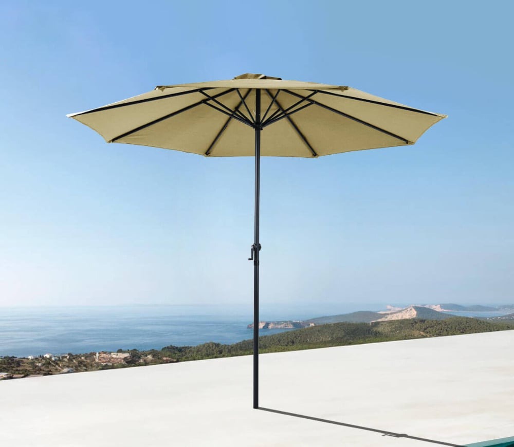 Lauko skėtis MOOREA, 300 cm, Taupe-1