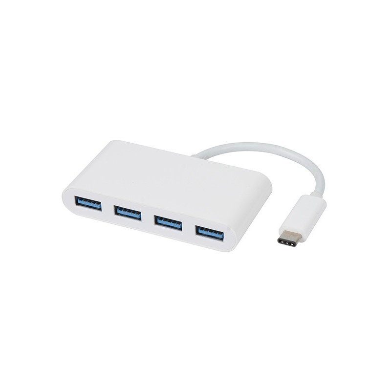 Šakotuvas VIVANCO 34292, USB-C, HUB, 4-portų - 1