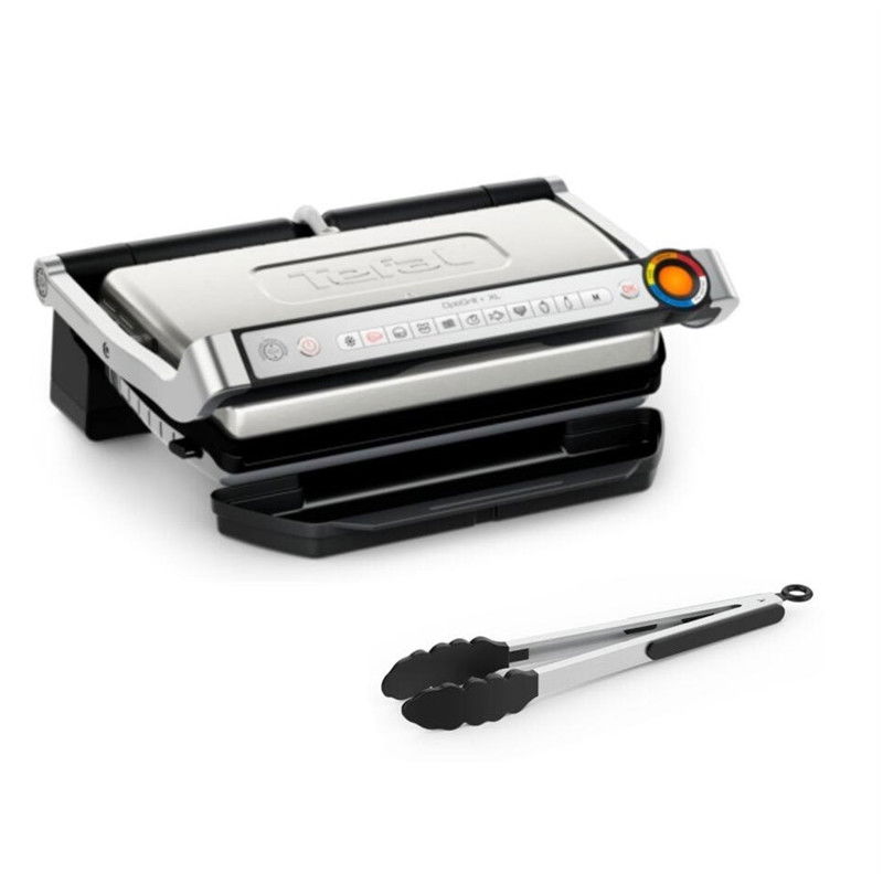 Elektrinis, nerūdijančio plieno grilis TEFAL GC728 XL OPTIGRILL-0