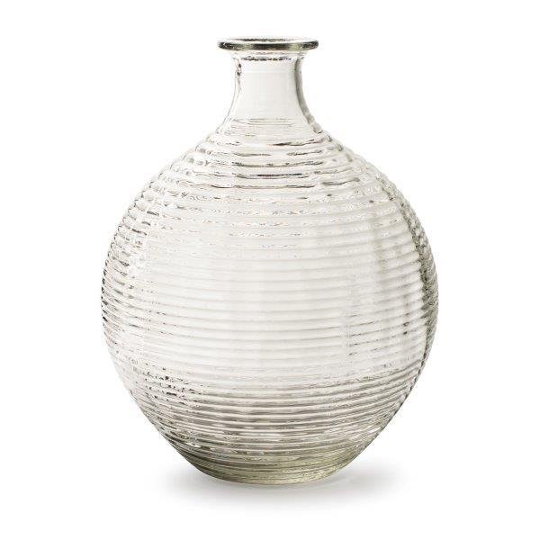 Stiklinė vaza ELLEN, butelio formos, 23x29,5 cm