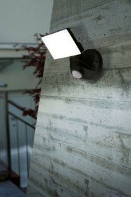 Sieninis LED lauko šviestuvas su judesio davikliu EGLO PAGINO, 13 W