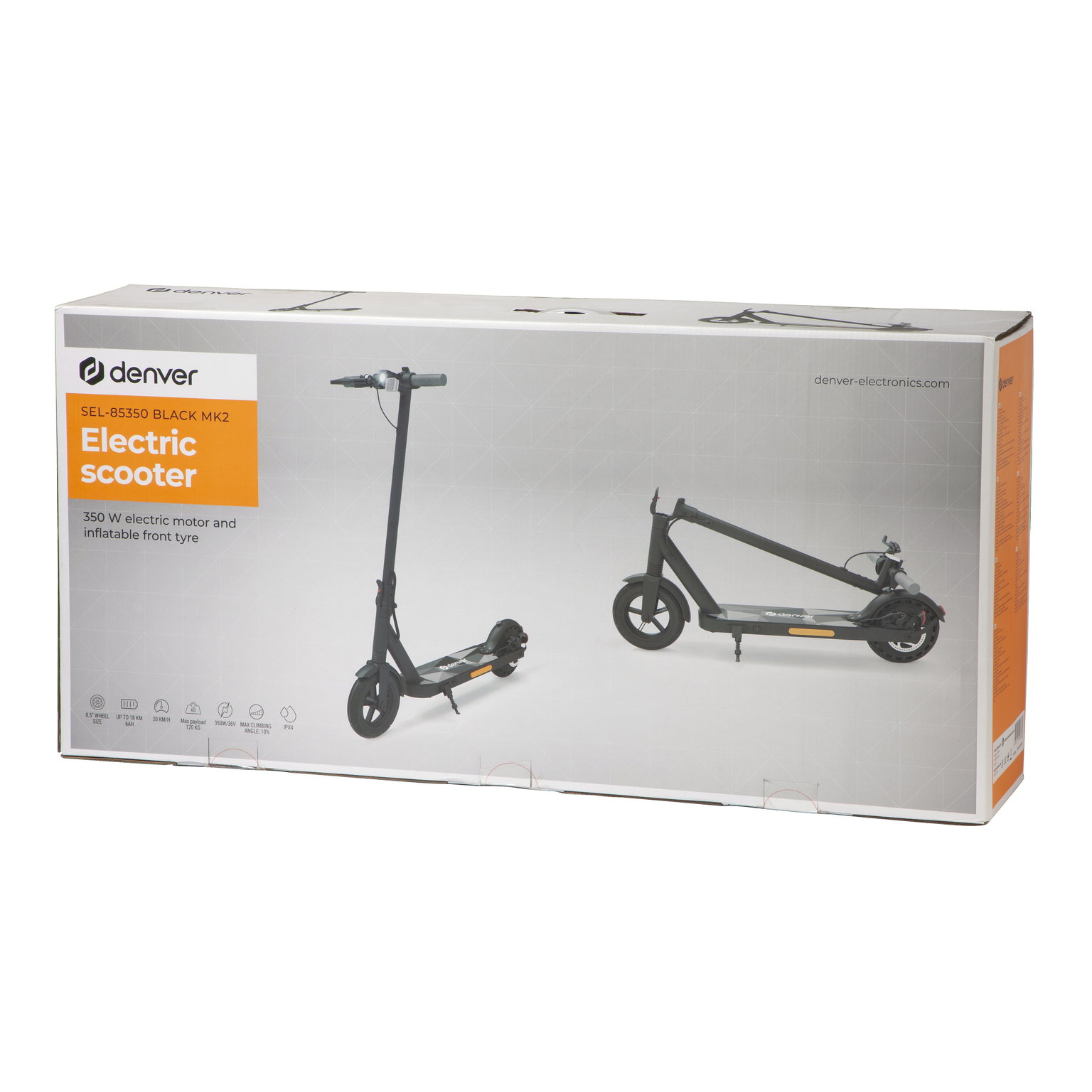 Elektrinis paspirtukas Denver SEL-85360FB Fast Black - 5