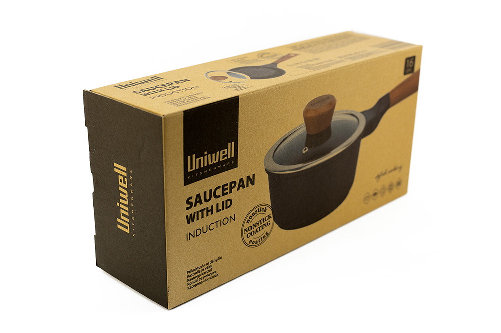 Prikaistuvis UNIWELL, su dangčiu, tinka indukcinei, ø 16 cm - 6