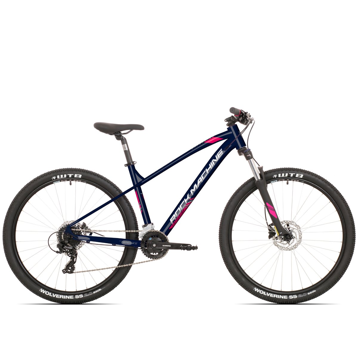 Kalnų dviratis Rock Machine 27.5 Catherine 70-27 mėlynas/rožinis (S) - 1